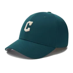 Mũ MLB Basic Logo Cleveland Guardians Ball Cap Green 3ACPB094N 45GND Màu Xanh Lá