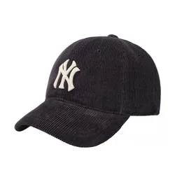 Mũ MLB Corduroy Unstructured Ball Cap New York Yankees 3ACPWC156 50CGS Màu Xám