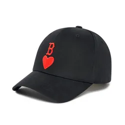 Mũ MLB Heart Structured Ball Cap Boston Red Sox Black 3ACPH013N-43BKS Màu Đen