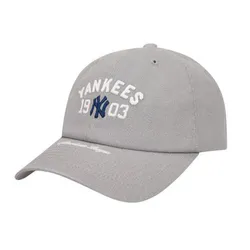 Mũ MLB League Text Baseball Cap Grey 32CPEE111-50M Màu Xám