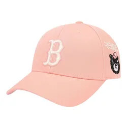Mũ MLB Mega Bear Structure Ball New York Yankees Pink 32CPAA111-43P Màu Hồng Cam