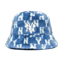 Mũ MLB Monogram Hat New York Yankees Blue 3AHTM0316-50BLD Màu Xanh Blue Size 57