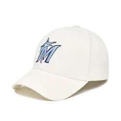 Mũ MLB New Fit Structure Ball Cap Miami Marlins 3ACP0802N-05WHS Màu Trắng