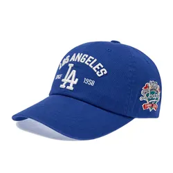 Mũ MLB Vintage Cooperstown Patch Unstructured Ball Cap LA Dodgers 3ACPB105N-07BLS Màu Xanh Blue