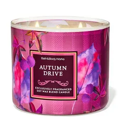 Nến Thơm 3 Bấc Bath & Body Works Autumn Drive 3-Wick Candle