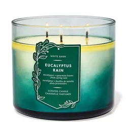 Nến Thơm 3 Bấc Bath & Body Works Eucalyptus Rain 3-Wick Candle