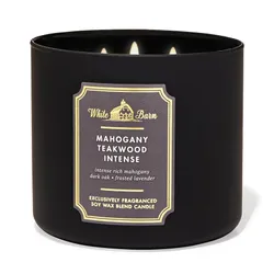 Nến Thơm 3 Bấc Bath & Body Works Mahogany Teakwood Intense 411g