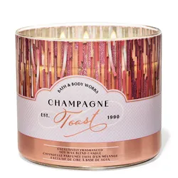 Nến Thơm Bath & Body Works Champagne Toast 3-Wick Candle 411g