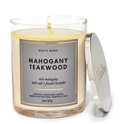 Nến Thơm Bath & Body Works Mahogany Teakwood Single Wick Candle 277g