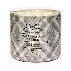 Nến Thơm Bath & Body Works Marshmallow Fireside Scented 3 Wick Candle 411g