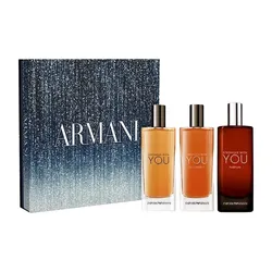 Set Nước Hoa Nam Giorgio Armani Emporio Stronger With You Trio Gift Set 3 Món