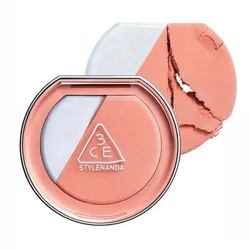 Phấn Má Hồng Kèm Bắt Sáng 3CE Blushlighter Coral Flush Màu Hồng San Hô