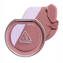 Phấn Má Hồng Kèm Bắt Sáng 3CE Blushlighter Early Now Màu Hồng Gỗ