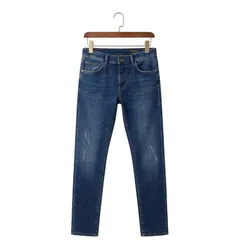 Quần Jean Nam Dolce & Gabbana D&G Tag Sport Skinny GY07LD GK209 Màu Xanh Đậm Size 46