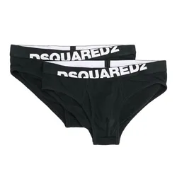 Set 2 Quần Lót Nam Dsquared2 Basic Brief dcx670030 Màu Đen Size S