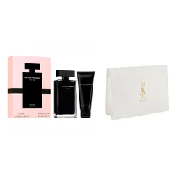 Set Nước Hoa Nữ + Dưỡng Thể Narciso Rodriguez For Her EDT Set 2 Món (100ml 75ml) +  Túi Pouch Trắng