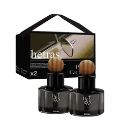 Set Tinh Dầu Nước Hoa Ô Tô Hetras Book Store 04 77ml x 2 Chai