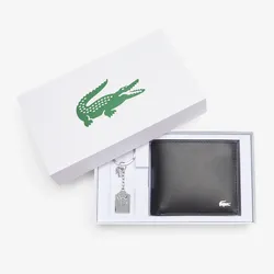 Set Ví Nam Lacoste FG Billfold And Keychain Gift Set NH4480FG N66 Màu Xanh Navy
