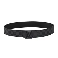 Thắt Lưng Nam Louis Vuitton LV Initiales 40mm Reversible Belt Black M0213 Màu Đen Size 95
