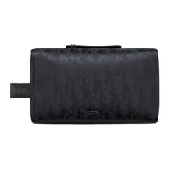 Túi Cầm Tay Dior Lingot Toiletry Bag Màu Đen