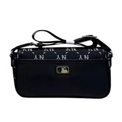 Túi Đeo Chéo MLB Diamond Monogram Jacquard NY Yankees 7ACRM046N-50BKS Màu Đen