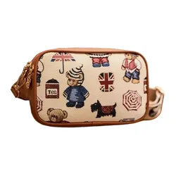 Túi Đeo Chéo Nữ Beibaobao Cartoon Teddy Bear Trendy Color Crossbody Bag 6977374784116 Màu Be Nâu