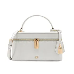 Túi Đeo Chéo Nữ Pedro Ari Leather Shoulder Bag PW2-75940008-7 Sliver Màu Bạc