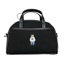 Túi Đeo Chéo Nữ WHOAU Steve Canvas 2 Way Mini WHBGG2223A Màu Đen