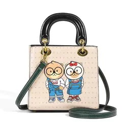 Túi Xách Tay Nữ BeiBaoBao Leather Handbag Small Bag Outdoor 6977374780514 Phối Màu