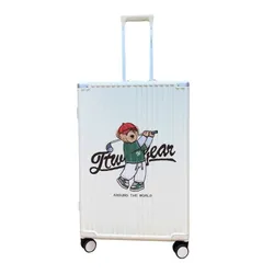 Vali Guoo Bear Golfer Around The World White TN7044-20020 Màu Trắng Size 24