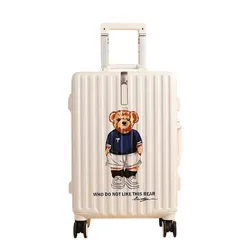 Vali Guoo Bear GU9008  Màu Trắng Size 20