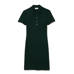 Váy Polo Lacoste Slim Fit Stretch Mini Piqué Dress EF5473-51-YZP Màu Xanh Lá Size 34