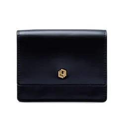 Ví Nữ Lyn Gem Infinite Zip Short Wallet - Black L26CWWA005 Màu Đen
