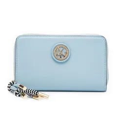 Ví Nữ Lyn Lola Zip Semi Wallet L26CWWA036 Màu Xanh Blue