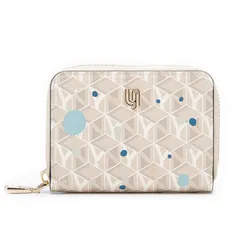 Ví Nữ Lyn Nova Infinite Short Wallet Short Wallet - Printed Beige L26CWWA007 Màu Be Nhạt