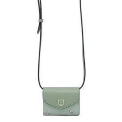 Ví Nữ Lyn Re-Edit Mustang Short Wallet On Chain - Printed Green L26CWWA022 Màu Xanh Green