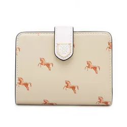 Ví Nữ Lyn Re-Edit Mustang Wallet - Printed Beige L26CWWA021 Màu Be Nhạt