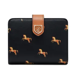 Ví Nữ Lyn Re-Edit Mustang Wallet - Printed Black L26CWWA021 Màu Đen