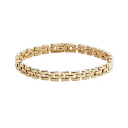 Vòng Đeo Tay Daniel Wellington 3-Link Bracelet Gold DW00400985 Màu Vàng Gold 155mm