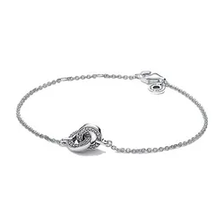 Vòng Đeo Tay Pandora Moments Silver Bracelet 592742C01 Màu Bạc