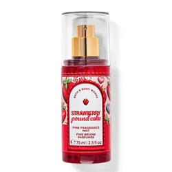 Xịt Thơm Toàn Thân Bath & Body Works Strawberry Pound Cake Fragrance Mist 75ml
