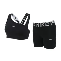 Bộ Thể Thao Nữ Nike Celana Pendek Wanita Pro 5 Black FV6527-010/ AO9976-010 Màu Đen Size S