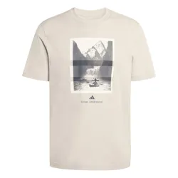 Áo Thun Nam Adidas Outdoor Kayaking Graphic T-Shirt KB2541 Màu Be Nhạt Size 2XL