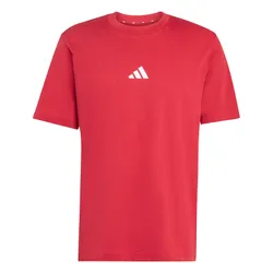 Áo Thun Nam Adidas Single Jersey Logo Nhỏ Essentials KC0902 Màu Đỏ Size XL
