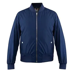 Áo Khoác Nam Burberry Ellon Bomber Jacket INK BLUE 80842381 80931041 Màu Xanh Navy Size 46