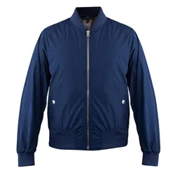 Áo Khoác Nam Burberry Ellon Bomber Zip Up In Navy 8084238 Màu Xanh Navy Size 50
