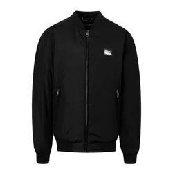 Áo Khoác Nam Dolce & Gabbana D&G Logo Plaque Black Nylon Bomber Jacket G9ABPT G7F2J N0000 Màu Đen Size 46
