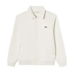 Áo Khoác Nam Lacoste Men's Ribbed Jogger Sweat Jacket SH080E - XFJ Màu Kem Size 3