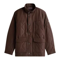 Áo Khoác Nam Tommy Hilfiger Quilted Field Jacket XM05678 - 200 Màu Nâu Size XS
