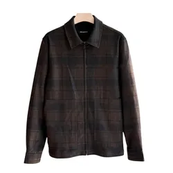 Áo Khoác Nỉ Nam Karl Lagerfeld Jacket W3232 - BRN Màu Nâu/Đen Size S